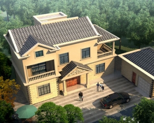 永云別墅AT1689二層簡潔實(shí)用型小別墅設(shè)計(jì)圖紙15.56mx8.2m