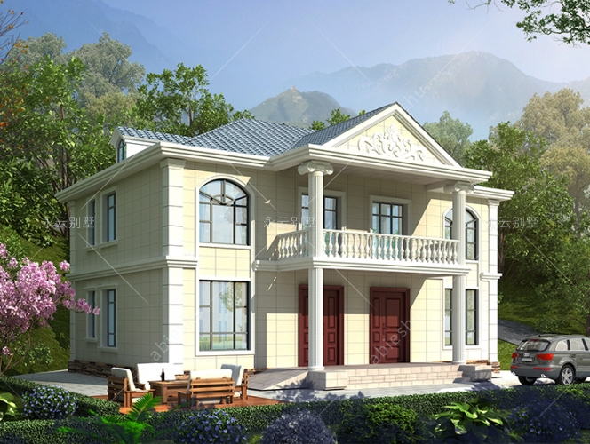 永云新款兄弟合建房屋經(jīng)典實用雙拼別墅全套設計圖紙15.5m×12.5米