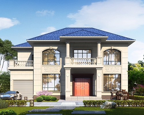 AT2943美觀實用帶車庫新農(nóng)村自建房二層小別墅設計全套施工圖紙16x10.35米
