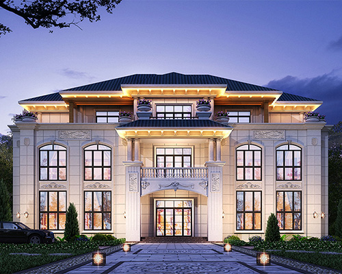 豪華歐式兄弟合建共堂屋復(fù)式樓別墅設(shè)計圖紙26mX15m
